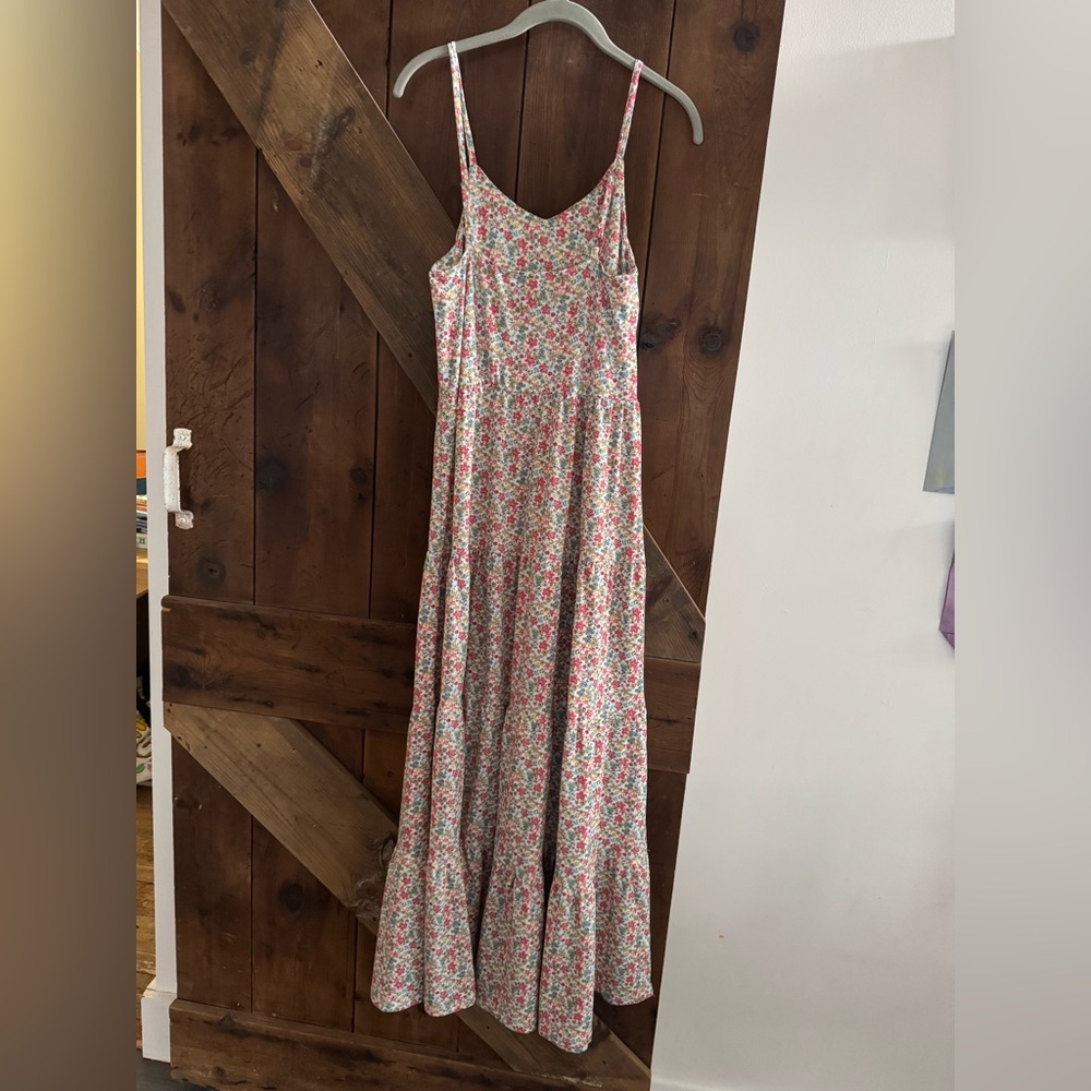 Monteau Floral Maxi Dress - Pink and White - Picture 4 of 6